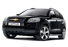 thue oto tu lai 7 cho chevrolet captiva da nang